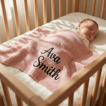 Custom Embroidered Baby Blanket