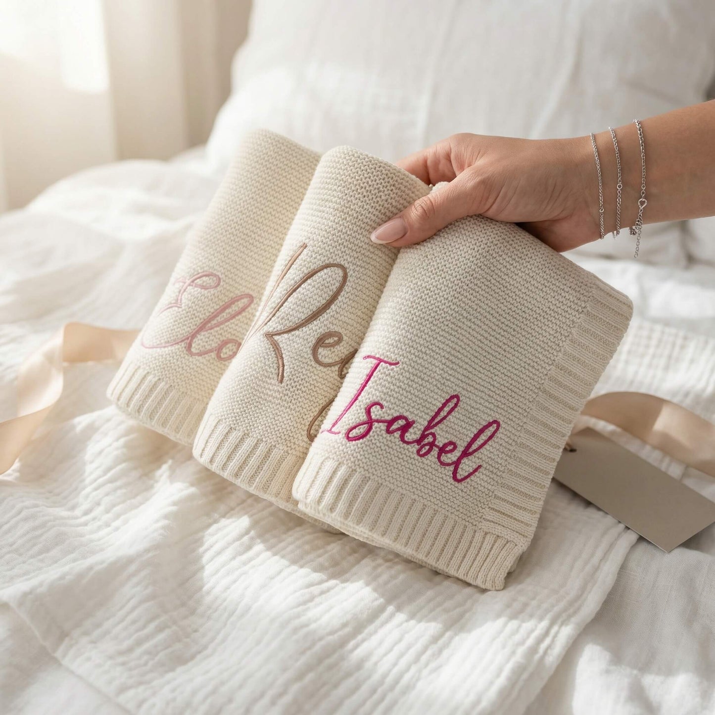 Custom Embroidered Baby Blanket