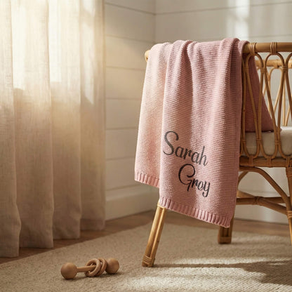 Custom Embroidered Baby Blanket