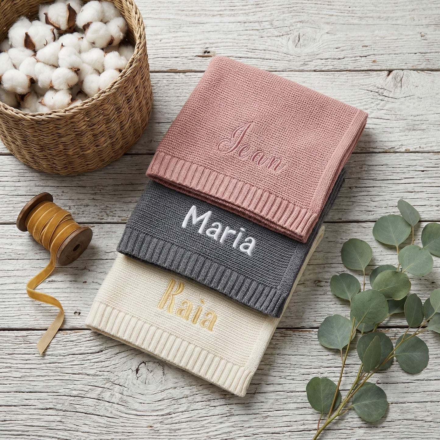 Custom Embroidered Baby Blanket