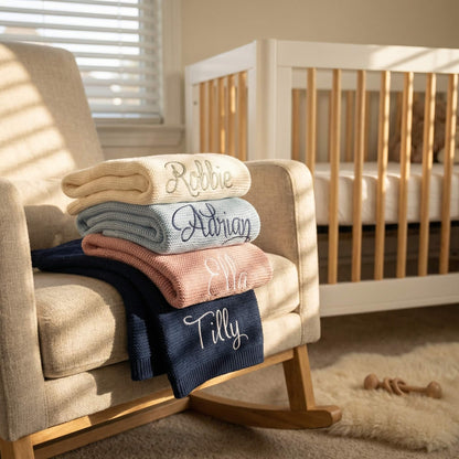 Custom Embroidered Baby Blanket